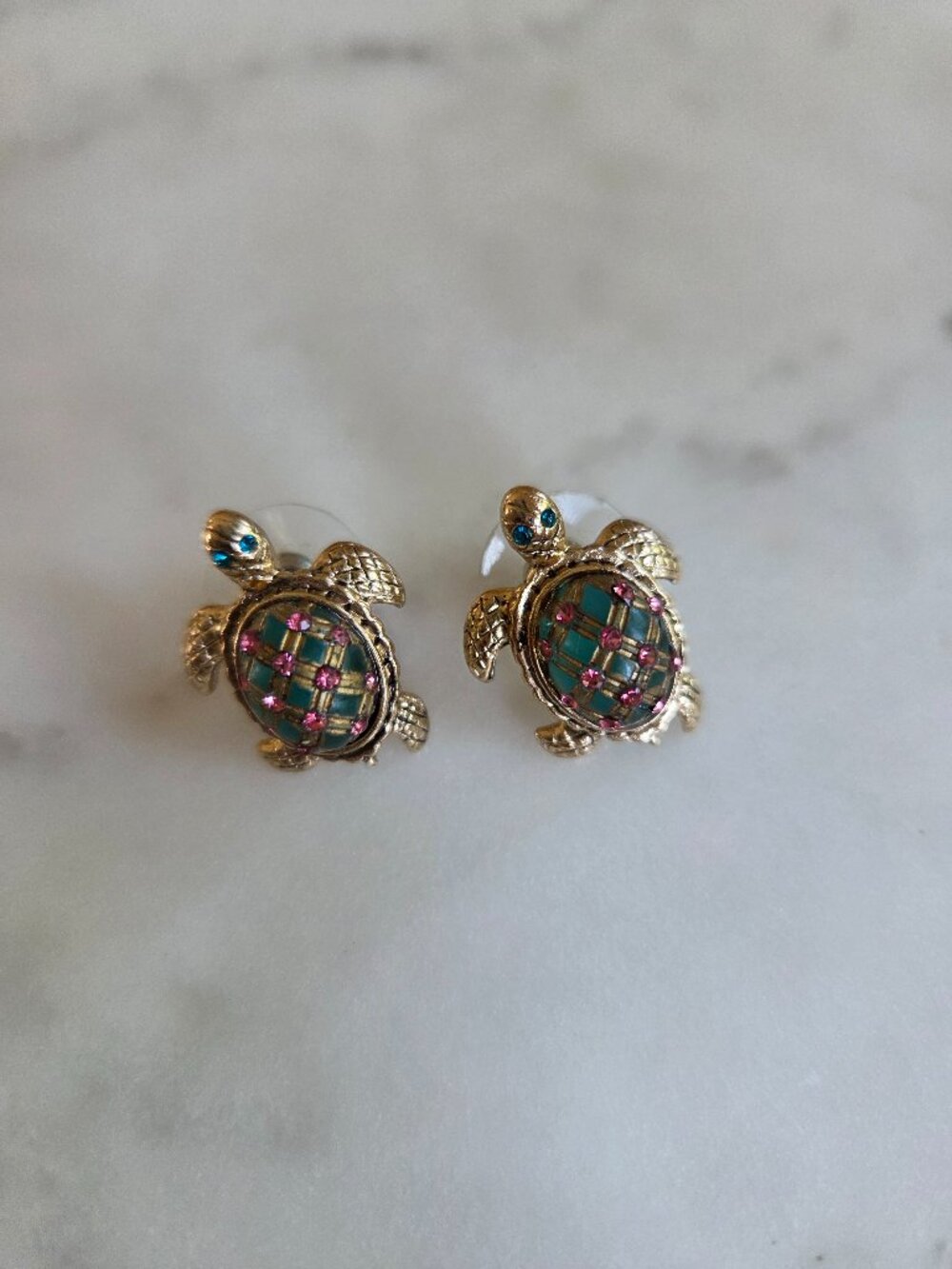 Betsey Johnson Turtle Earrings